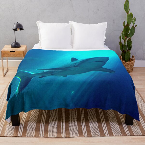 Item preview, ANIMALS #67 - Shark Bathed in Sun Rays in Blue Water designed and sold by DEL-Productions.