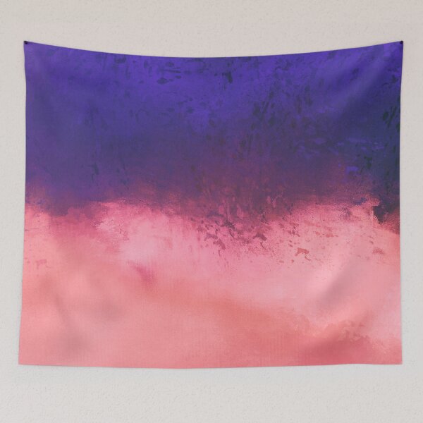 Item preview, Blue Violet Ocean With Pink Sand Beach Abstract designed and sold by DEC02.