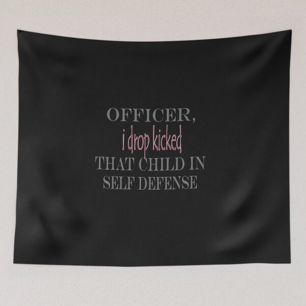 Item preview, Officer i drop kicked that child in self defense Essential T-Shirt  designed and sold by AdOmar.