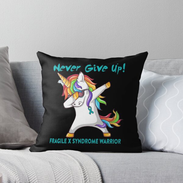 Item preview, Fragile X Syndrome Warrior - Never Give Up! - Support Fragile X Syndrome Warrior Gifts designed and sold by whlrcheryl.