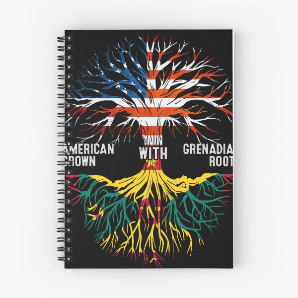 Item preview, American Grown With Grenadian Roots Tree Grenada Flag designed and sold by MoHaCo.
