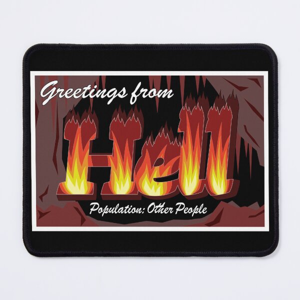 Item preview, Hell is Other People - Greetings from Hell designed and sold by skauff.