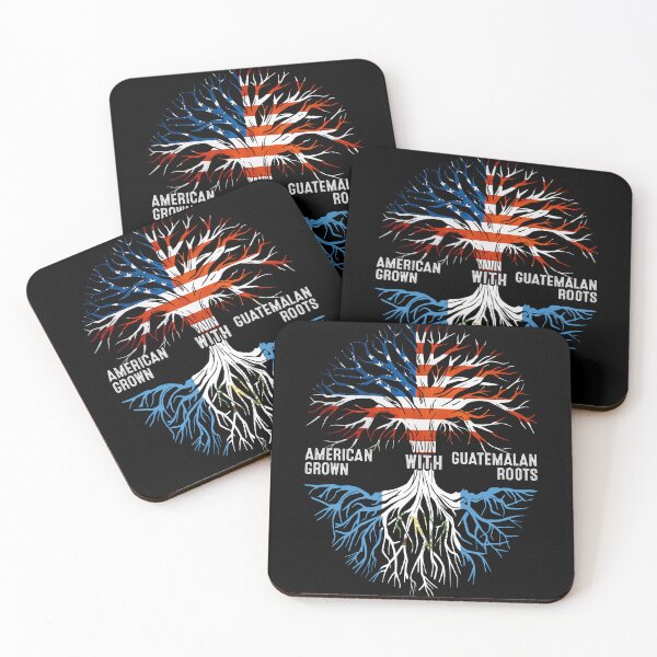 Item preview, American Grown With Guatemalan Roots Tree Guatemala Flag designed and sold by MoHaCo.