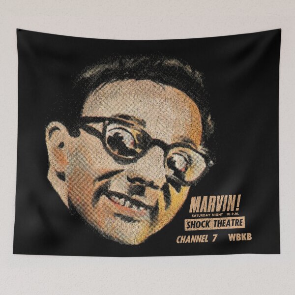 Artikelvorschau, MARVIN! Horror-Moderator Shock Theater Chicago WBKB entworfen und verkauft von ourkid.