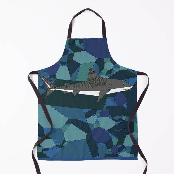 Item preview, Geometric Tiger Shark designed and sold by Caseymakesart.