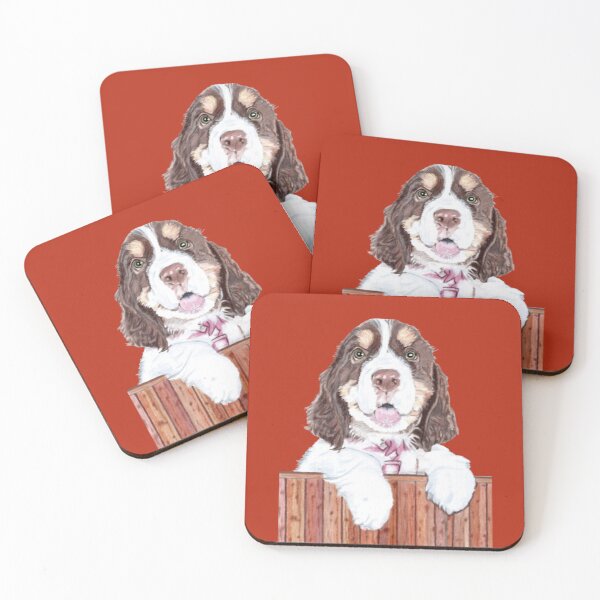 Item preview, A cute puppy hanging on a fence designed and sold by daveand65.