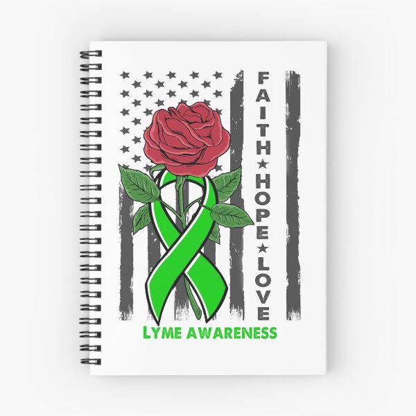 Item preview, Faith Hope Love Lyme Awareness American Flag designed and sold by Kohend.