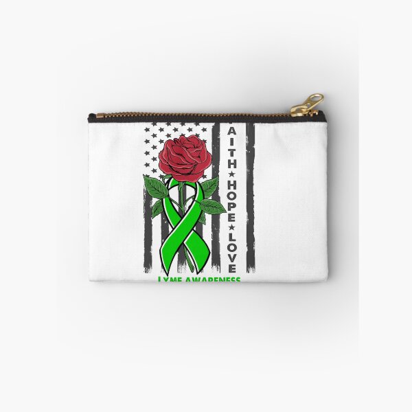 Item preview, Faith Hope Love Lyme Awareness American Flag designed and sold by Kohend.