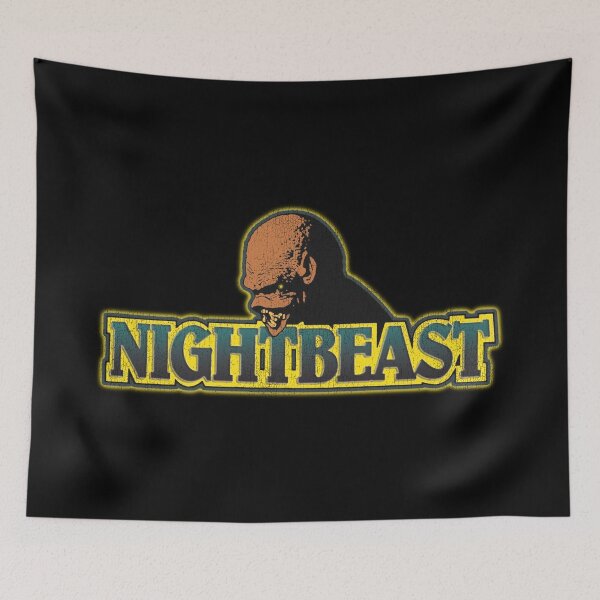 Item preview, Nightbeast 80s Cult Classic Horror Design designed and sold by ourkid.