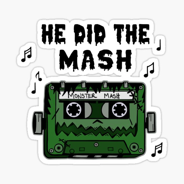 Artikel-Vorschau von Monster Mash, Frankenstein-Kassette, 80er-Halloween-Tanzparty, designt und verkauft von Chelsealuv Krigbaum.