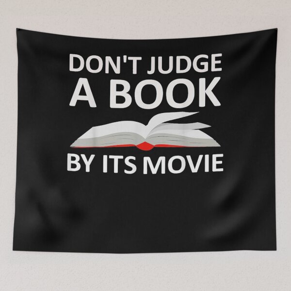 Item preview, Don't Judge A Book By Its Movie designed and sold by Harriet Taplin.