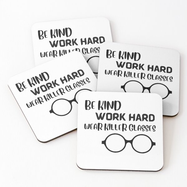 Item preview, Be Kind Work Hard Wear Glasses | eyeglasses designed and sold by PrintLess-77.