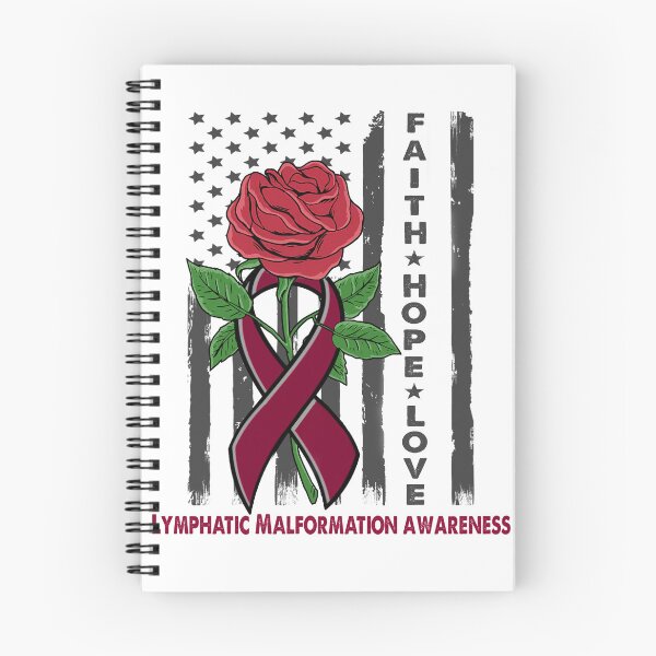 Item preview, Faith Hope Love Lymphatic Malformation Awareness American Flag designed and sold by Kohend.