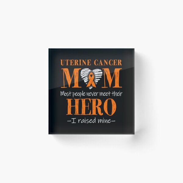 Item preview, Proud Uterine Cancer Mom HERO I Raised Mine designed and sold by Mnrshirley.