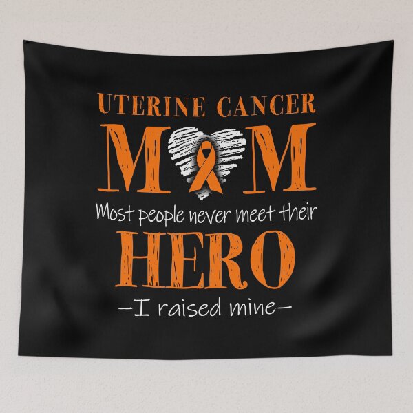 Item preview, Proud Uterine Cancer Mom HERO I Raised Mine designed and sold by Mnrshirley.