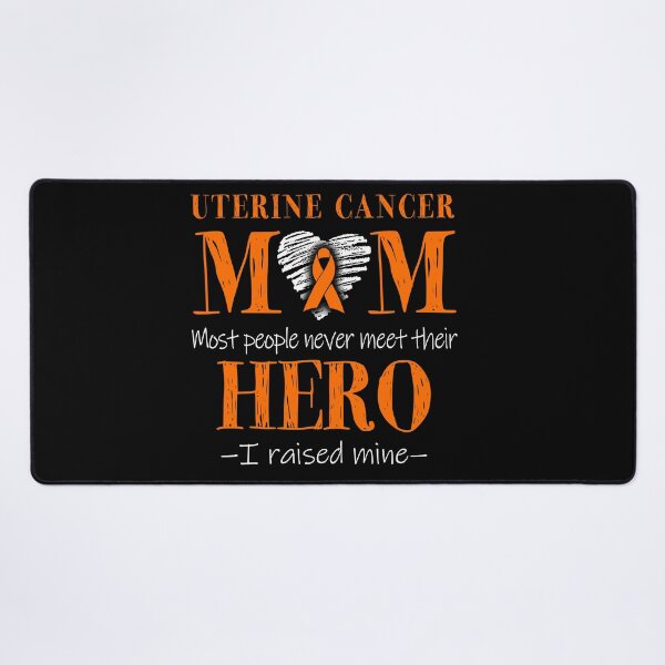 Item preview, Proud Uterine Cancer Mom HERO I Raised Mine designed and sold by Mnrshirley.