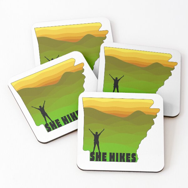 Item preview, Arkansas "She Hikes" Design designed and sold by Aux Arc.
