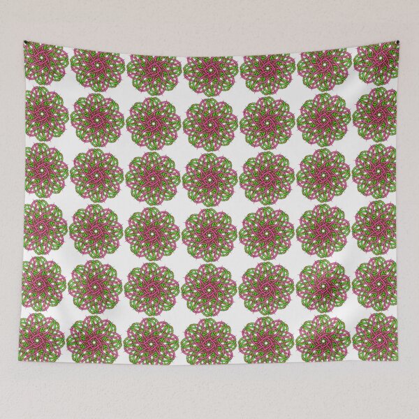 Item preview, Pink and Green Mandala, Abstract Art designed and sold by Meo Design.