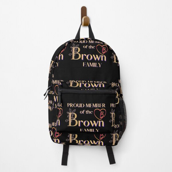 Item preview, Brown Family Monogram displays proud family characteristics designed and sold by Faelee.
