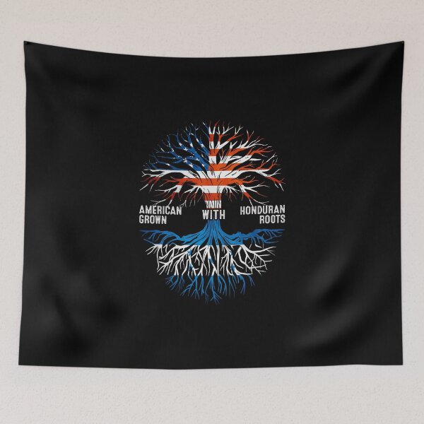 Item preview, American Grown With Honduran Roots Tree Honduras Flag designed and sold by MoHaCo.