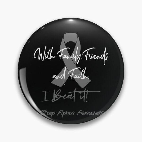 Item preview, Sleep Apnea Warrior - With Family, Friends, and Faith - I BEAT IT! designed and sold by Robbsyn.