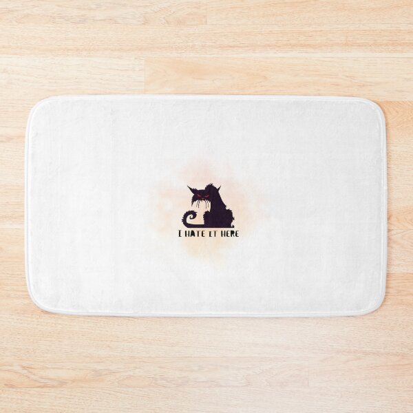 Item preview, I Hate It Here ~ Angry Cat designed and sold by Edenglow Prints & Peculiars.