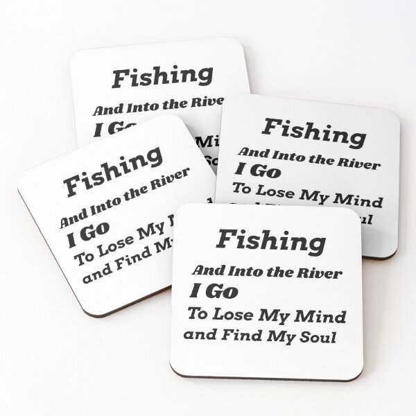 Item preview, Fishing and into the river I go to lose my mind and find my soul  designed and sold by Echo Aesthetics.