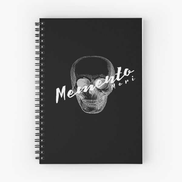 Item preview, Memento Mori: Skull With Slanted Text Edition designed and sold by SimpleDark.
