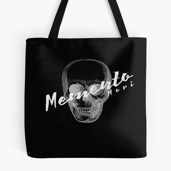 Item preview, Memento Mori: Skull With Slanted Text Edition designed and sold by SimpleDark.