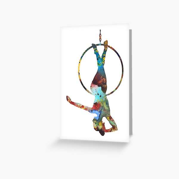 Aperçu de l'œuvre Cerceau aérien-lyre créée et vendue par Rosaliartbook.
