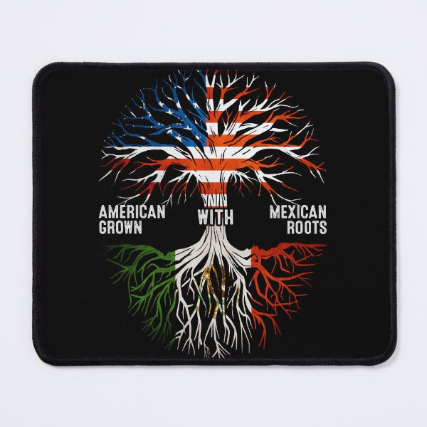 Item preview, American Grown With Mexican Roots Tree Mexico Flag designed and sold by MoHaCo.