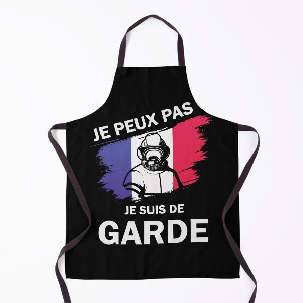 Aperçu de l'œuvre Je peux pas je suis de garde : Cadeau sapeur pompier créée et vendue par thegiftedadult.