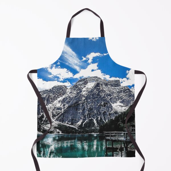 Item preview, Pragser Wildsee Landscape Italy Oil Paint, Pragser Wildsee Italy Nature, Beautiful Pragser Wildsee Wanderung, Lake Prags Landscape Pragser Wildsee Portrait designed and sold by Trendymotion.