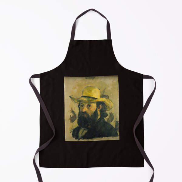 Artikelvorschau, „Selbstbildnis mit Strohhut“ von Paul Cezanne (Nachdruck) entworfen und verkauft von Classic Visions Gallery.