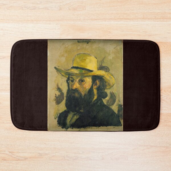 Item preview, 'Self Portrait in a Straw Hat' by Paul Cezanne (Reprint) designed and sold by Classic Visions Gallery.