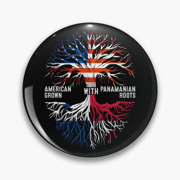Artikelvorschau, Amerikaner mit panamaischer Wurzelbaum-Panama-Flagge gewachsen entworfen und verkauft von MoHaCo.