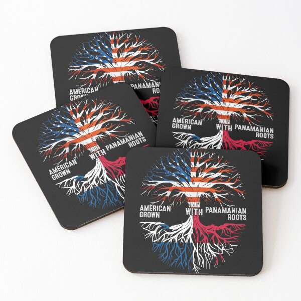 Item preview, American Grown With Panamanian Roots Tree Panama Flag designed and sold by MoHaCo.