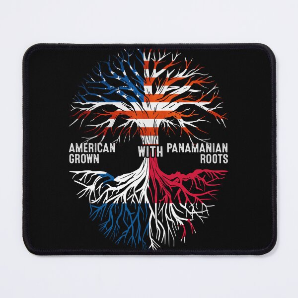 Item preview, American Grown With Panamanian Roots Tree Panama Flag designed and sold by MoHaCo.