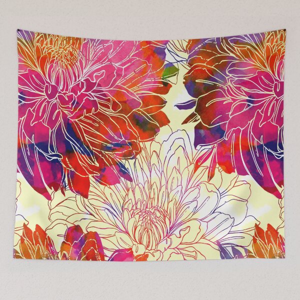 Item preview, Acidic Chrysanthemums designed and sold by IKDG.