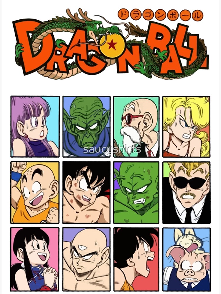 Dragon Ball World Martial Arts Tournament Manga Panel Art Bulma Kami Roshi Lunch