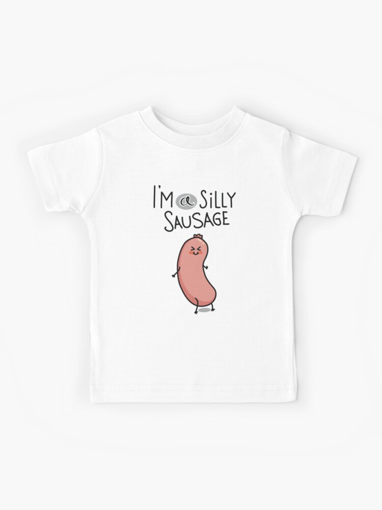Silly Sausage" Kids T-Shirt for AtticCat |