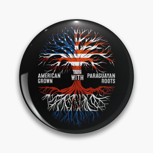 Item preview, American Grown With Paraguayan Roots Tree Paraguay Flag designed and sold by MoHaCo.