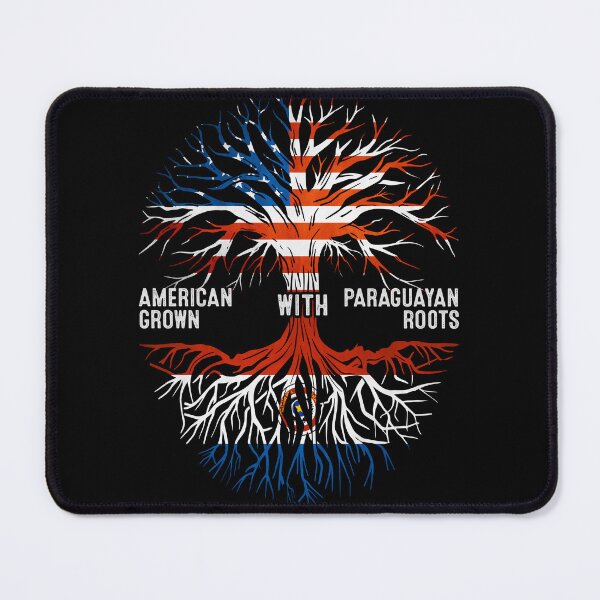 Item preview, American Grown With Paraguayan Roots Tree Paraguay Flag designed and sold by MoHaCo.