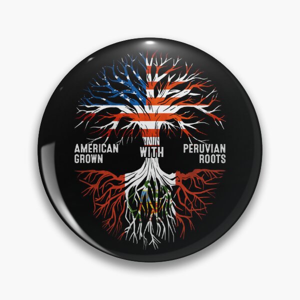 Item preview, American Grown With Peruvian Roots Tree Peru Flag designed and sold by MoHaCo.