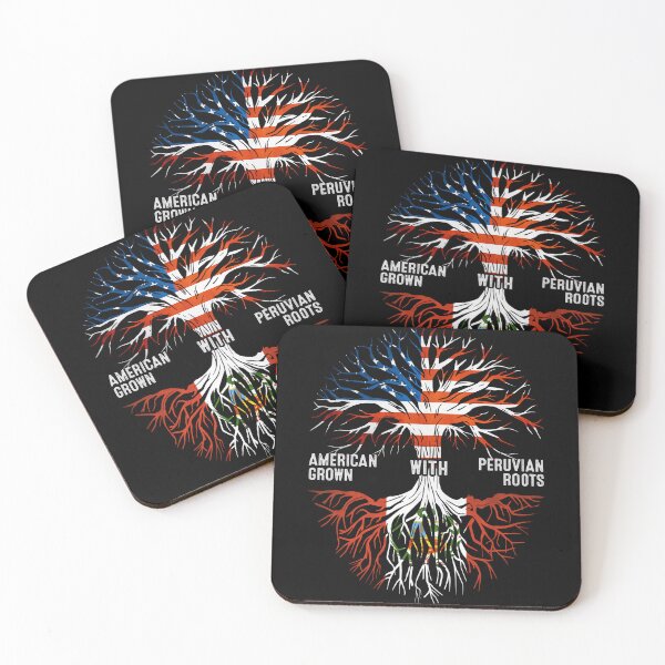 Item preview, American Grown With Peruvian Roots Tree Peru Flag designed and sold by MoHaCo.