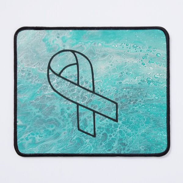 Item preview, Ovarian Cancer Support Ribbon designed and sold by LeeLu's Multi-Crafts.