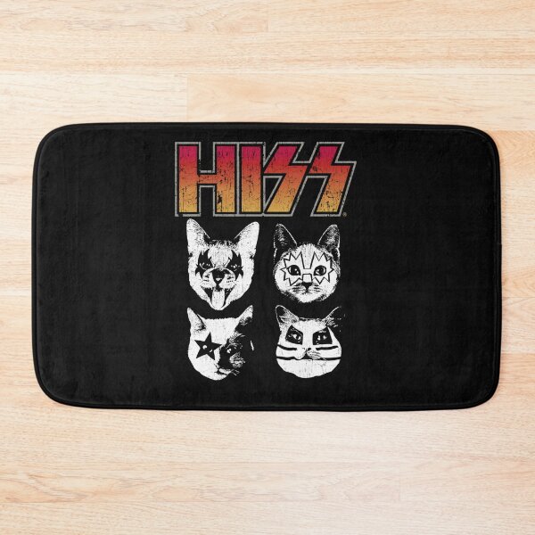 Item preview, HISS Cat Funny Cats Kittens Rock Music Cat Lover Hiss designed and sold by KuylerKnight.