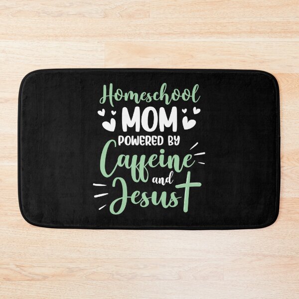 Item preview, Homeschool Mom Powered By Caffeine And Jesus Quarantine Mom designed and sold by haselshirt.