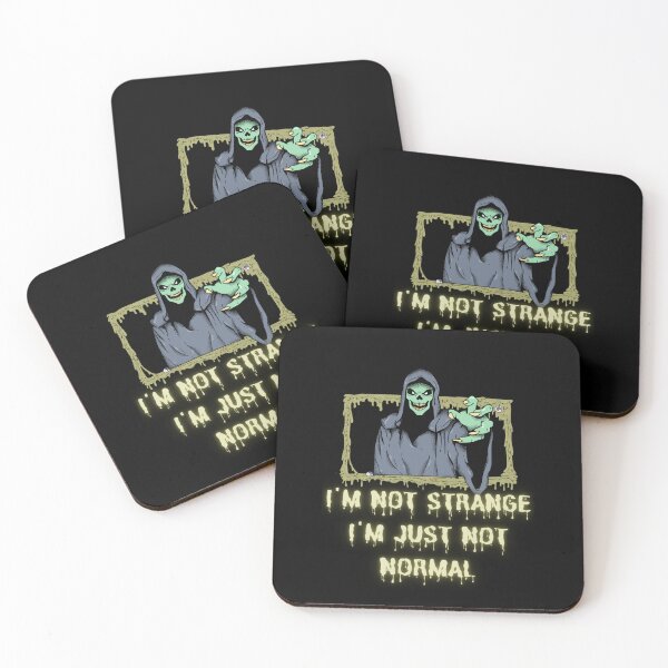 Item preview, I'm not strange I'm just not normal spooky designed and sold by Monst3rs.
