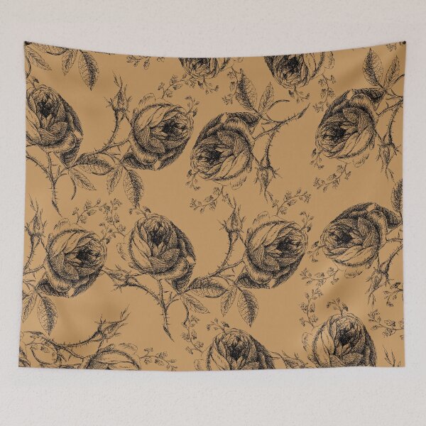 Item preview, Minimalistic Rose Pattern designed and sold by GraphicsClub.